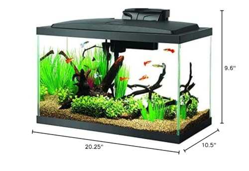Aqueon Aquarium Fish Tank Starter Kit (10 Gallon