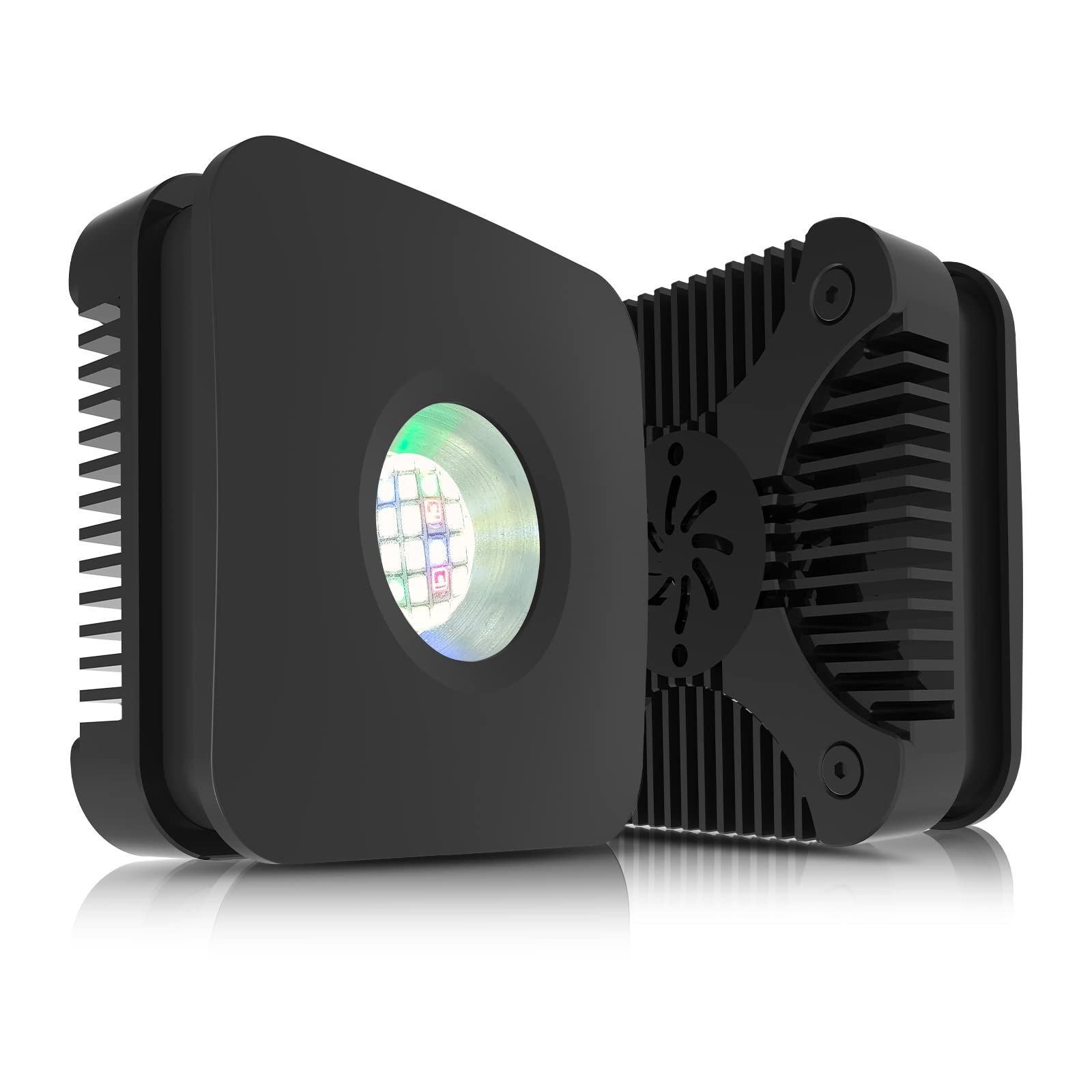 Lominie LED Aquarium Light Saltwater Aquarium Lamp 30W Full Spectrum with Remote Dimmable Nano Coral Reef Light for Fish Tank with Bracket