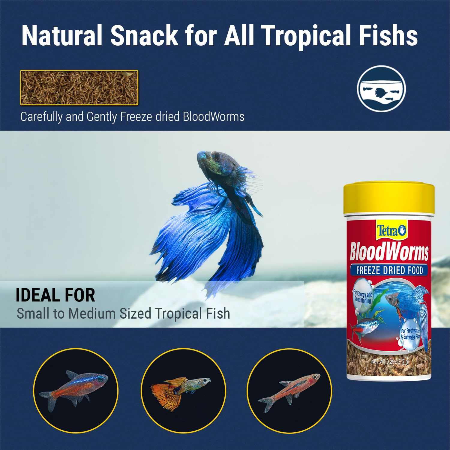 Freeze-Dried Bloodworms