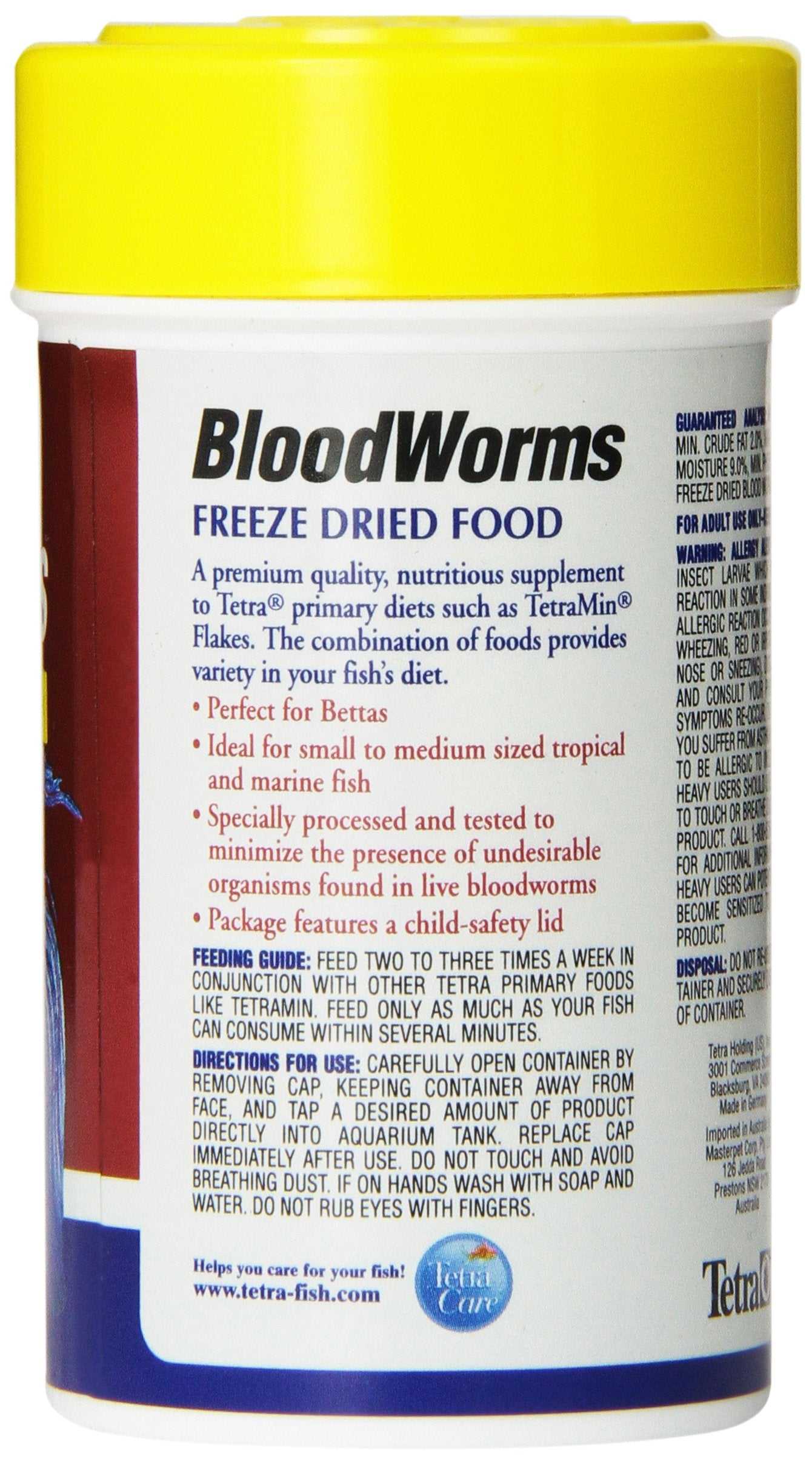 Freeze-Dried Bloodworms