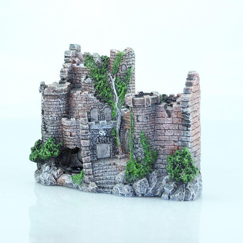 Enchanted Resin Castle Aquarium Decor