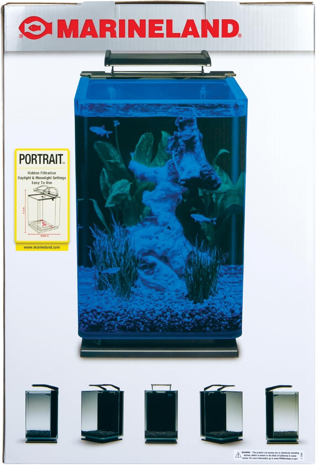 Marineland Portrait Glass Aquarium Kit (5 Gallon)