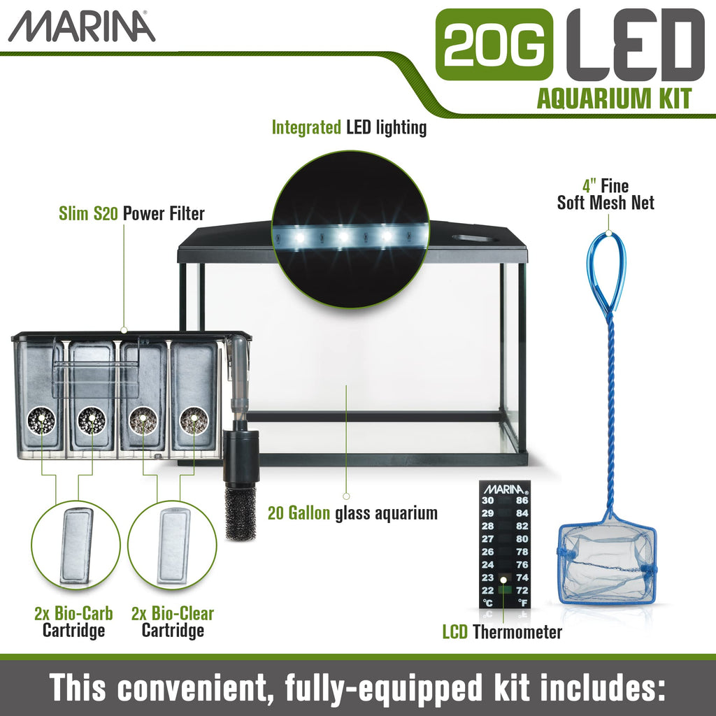 Marina LED Aquarium Kit (5 Gallon)