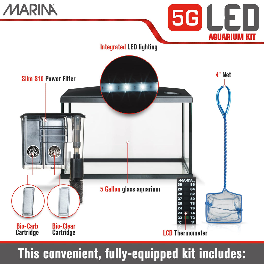 Marina LED Aquarium Kit (5 Gallon)