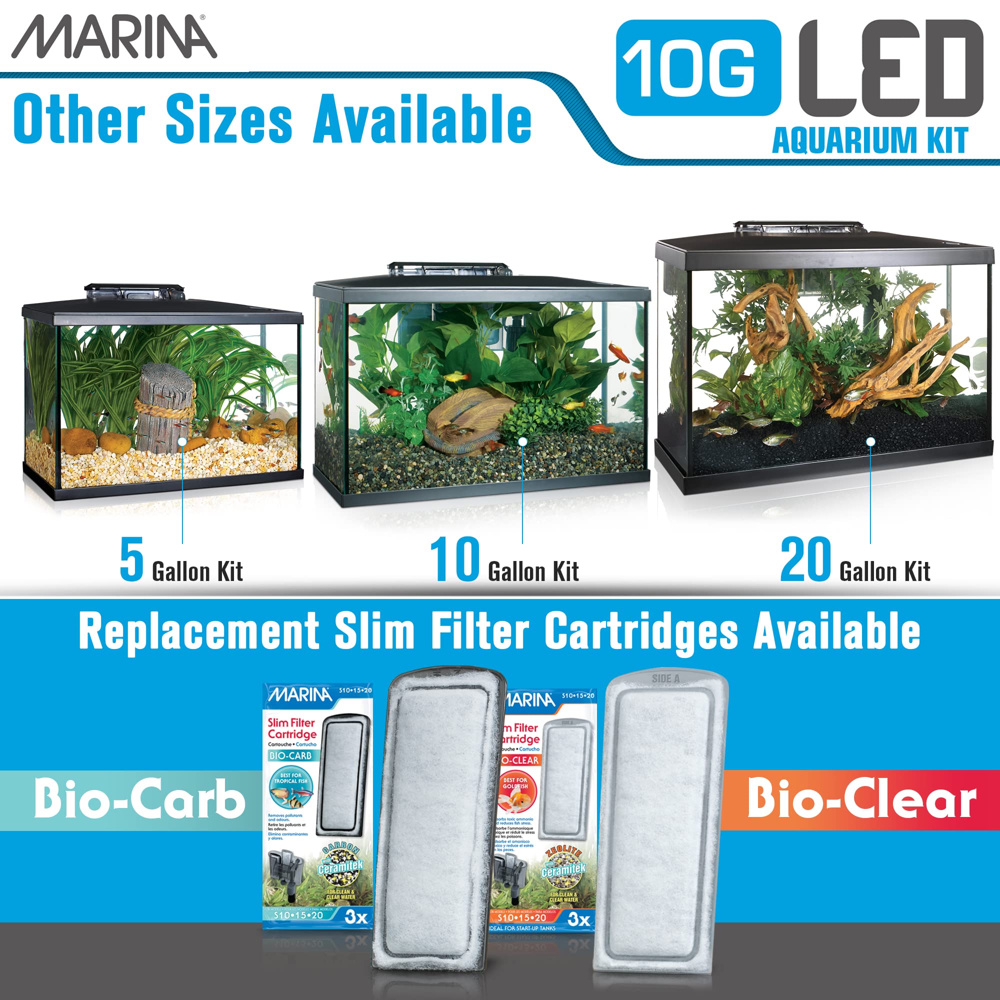 Marina LED Aquarium Kit (5 Gallon)