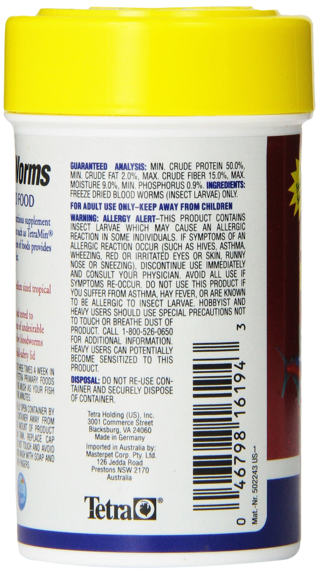 Freeze-Dried Bloodworms